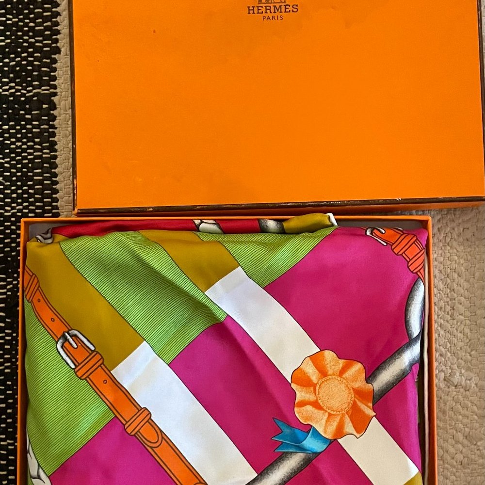 Hermes Scarf "Parcours Sans Faute"